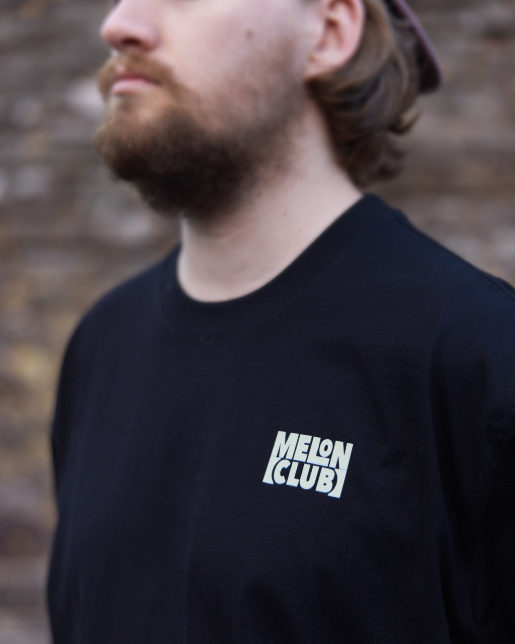 Protect the Planet Ride With Nature// Heavy Black T-shirt // 240gsm // Close Up Lifestyle // MelonClub